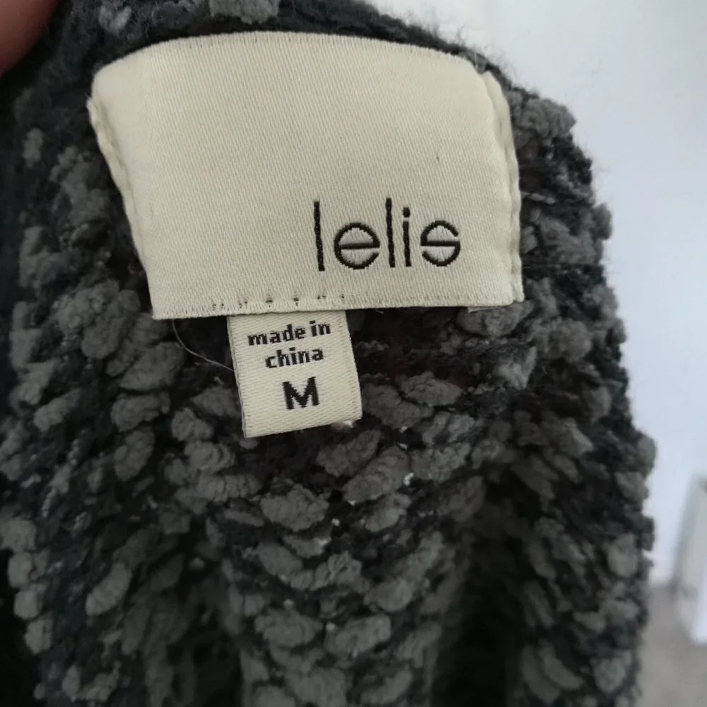 Lelis Sleeveless Tunic Sweater Size M Gold Blue
